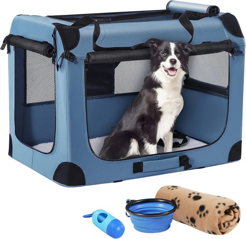 Foldable dog travel crate - foldable,