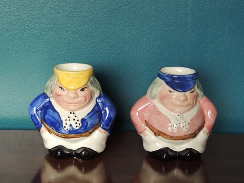 Vintage character vases - vintage,