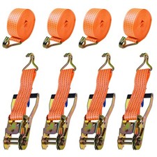 4x HEAVY DUTY RATCHET TIE DOWN