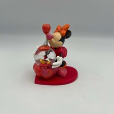 Disney Mickey Minnie Mouse Snow Globe Love Heart Display
