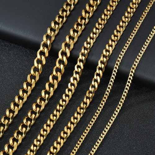 Mens boys curb chain stainless - boys,