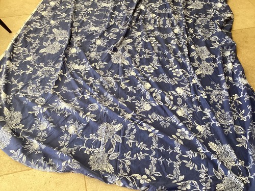Next blue floral - floral, double