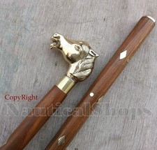 Brass Horse Design Head Handle