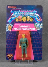 Vintage Terrahawks Captain Mary Falconer Figure MOC Bandai Unpunched