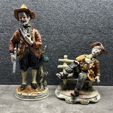 2 Large Capodimonte porcelain