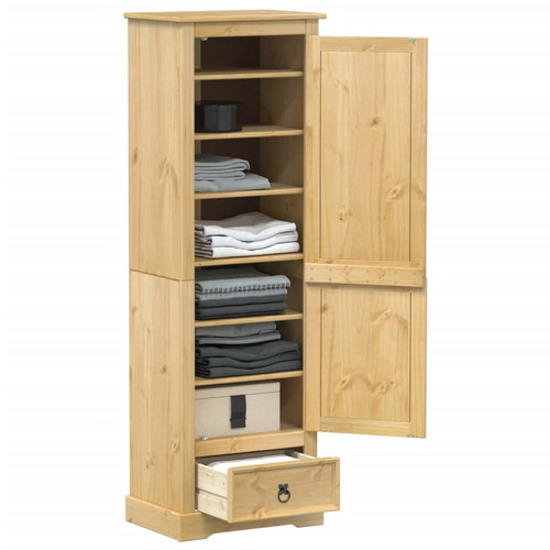 Wardrobe compact white solid - wardrobe,