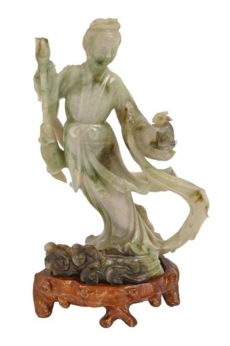 Chinese carved jade - carved,