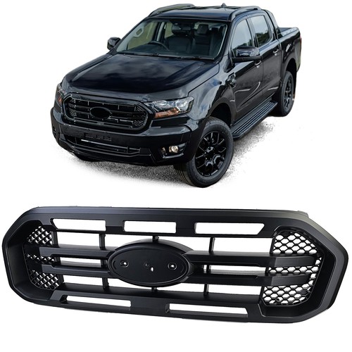 Black grille with double bar - grille,