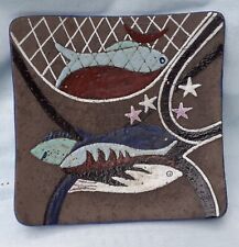 1960's Large Swedish Upsala-Ekeby Dish By Anna Lisa Thomson mid 20th C design