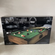 Tabletop Pool Table & Accessories 20 x 12 x 4 Inches Kids/Adults Mini Pool Table