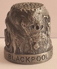 THIMBLE PEWTER Blackpool Zoo 