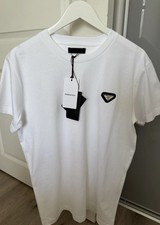 ✅Mens Prada Cotton T Shirt In White Size  XL✅