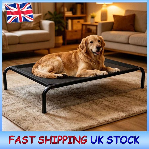 Large elevated dog bed - elevated,
