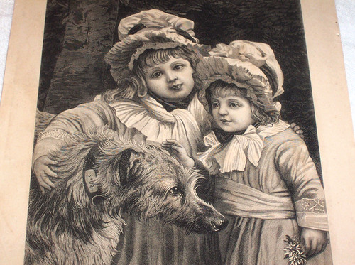 Three friends 1885 antique - friends, ca.
