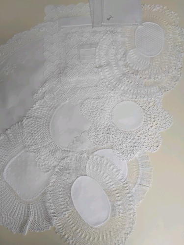 Selection antique lace - selection, of