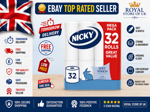 Nicky soft touch toilet tissue - nicky,