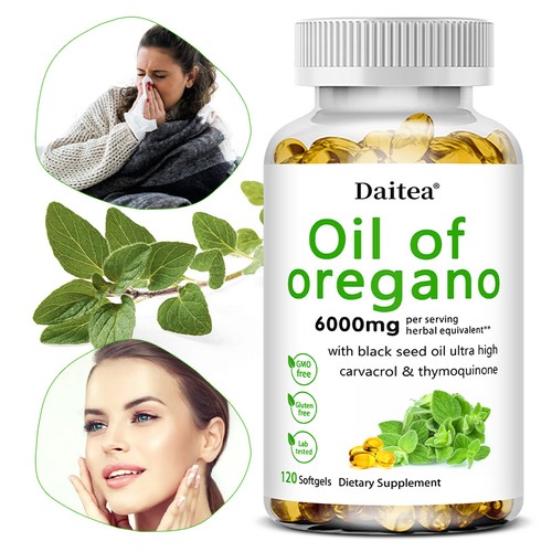 Oregano oil with black seed - black,