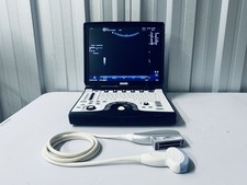 GE LOGIQ E (R7) PORTABLE ULTRASOUND W/GE 4C-RS CONVEX PROBE + POWER SUPPLY