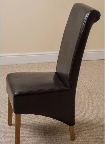 High backed dark brown - , dining