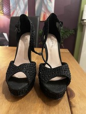 Lipsy Sparkly Platform Shoes Size 6