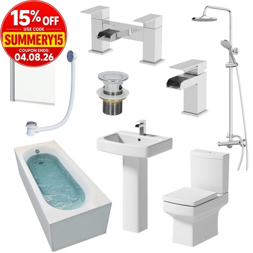 Complete bathroom suite - suite, 1500mm