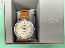 Gents Rotary steel/ date Avenger Quartz Watch strap GB05345/20 *BNIB* RRP £139