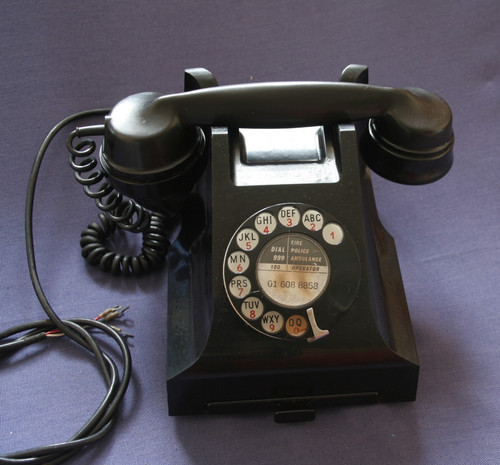 Vintage gpo 332 black - black, bakelite