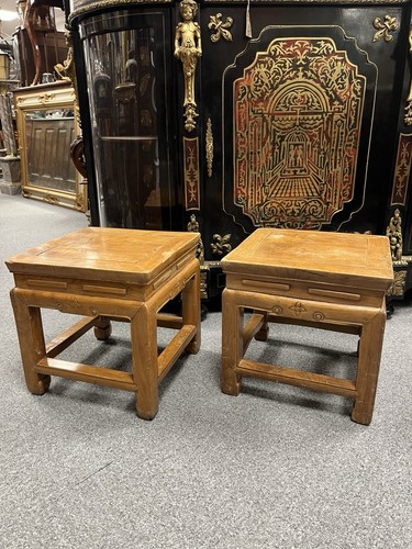 Small pair antique qing - of,