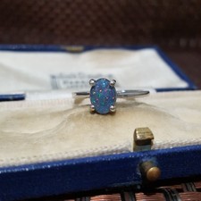 Sterling Silver Solitaire Ring