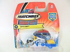 MATCHBOX HERO CITY 'CAP 'N COP POLICE MOTORBIKE' MIB/BOXED/CARDED/SHORT CARD