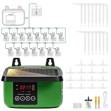 VIVOSUN Solar Automatic Drip Irrigation Kits with Timer, 3W Output,15 Pots Plant