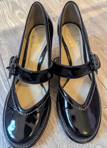 Clarks ladies patent black - clarks,