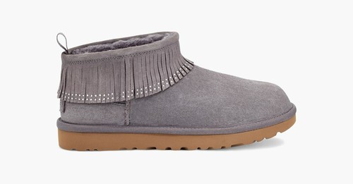 Ugg classic ultra mini - ugg, fringe