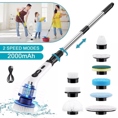 Cordless spin scrubber - 9,