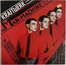 KRAFTWERK THE MAN MACHINE VINYL LP CAPITOL UK 1978 NEAR MINT PRO CLEANED