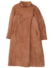 Vintage womens shearling coat - shearling,
