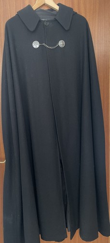Black clerical cloak with - cloak,