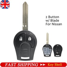 2 Buttons Remote Key Fob Case