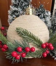 Extra Large Christmas Bauble -traditional Colours.