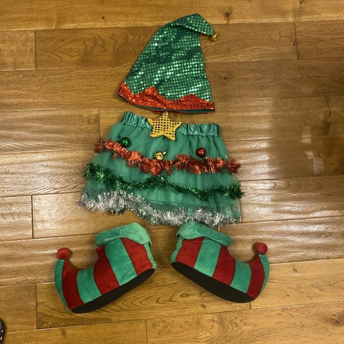 Claire girls elf costume - girls,