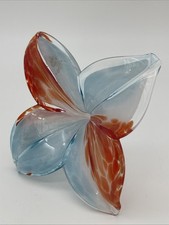Murano Flower Italian Hand Blown Glass Flower By Murano