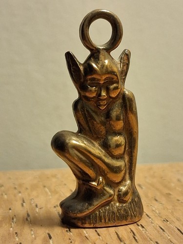 Vintage brass lucky devon - brass,