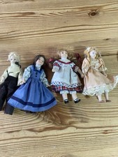 1/12 Scale Vintage Doll House Dolls Children X 4