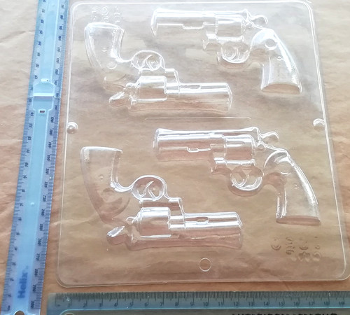 Revolver pistol chocolate - revolver,