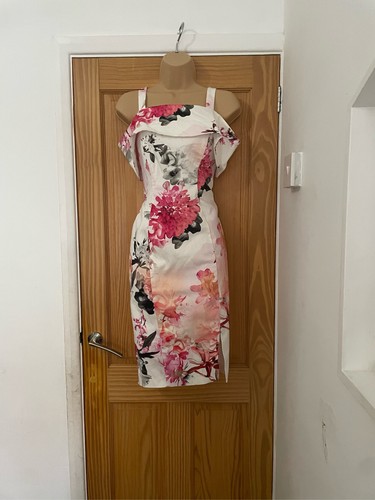 Coast white floral bardot - coast, midi