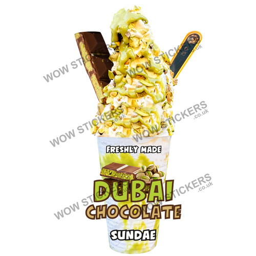 Dubai chocolate ice cream - dubai,
