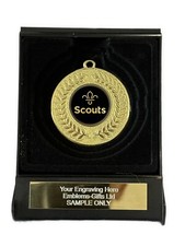 Scouts Award 50mm Gold Contour
