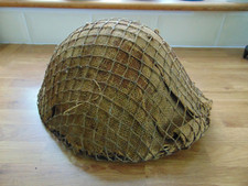 WWII ORIGINAL HELMET MKIV TURTLE SHELL - LINER DATED 1945