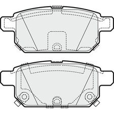 Brake Pads Set For Suzuki Swift MK4 1.2 4WD Rear Apec Blue 5580052R00 5580052R01