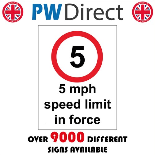 Sign mph speed - 5,